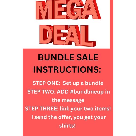 BUNDLE SALE INSTRUCTIONS - Picture 1 of 1